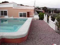 Beniganim Property - Pool and Side of Villa